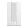 ΝΤΟΥΛΑΠΑ HANA 3K2FO ΛΕΥΚΗ 120x52x205εκ 11008714