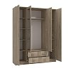 ΝΤΟΥΛΑΠΑ Hana 4Κ2F2O GREY OAK 160x52x205εκ 11008720