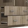 ΝΤΟΥΛΑΠΑ Hana 4Κ2F2O GREY OAK 160x52x205εκ 11008720