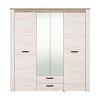 ΝΤΟΥΛΑΠΑ Kent 4K2F2O GREY OAK/WHITE OAK 199x56x207εκ 11008716