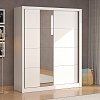 ΝΤΟΥΛΑΠΑ ΜΕ ΚΑΘΡΕΦΤΗ ALBI 180 ΛΕΥΚΟ ΧΡΩΜΑ 180x60x216εκ 11013756