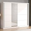 ΝΤΟΥΛΑΠΑ ΜΕ ΚΑΘΡΕΦΤΗ ALBI 245 ΛΕΥΚΟ ΧΡΩΜΑ 245x60x216εκ 11013763