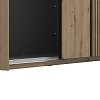 ΝΤΟΥΛΑΠΑ ΜΕ ΚΑΘΡΕΦΤΗ ASCALON 220 OG H217 ARTISAN-ΜΑΥΡΟ ΧΡΩΜΑ 220x61x217εκ 11013062