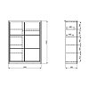 ΝΤΟΥΛΑΠΑ NAVARA 165 ARTISAN OAK 166x60x215,5 11008273
