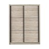 ΝΤΟΥΛΑΠΑ NAVARA 165 GREY OAK 166x60x215,5εκ 11008272