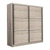 ΝΤΟΥΛΑΠΑ NAVARA 215 GREY OAK 213x60x215,5εκ 11008276