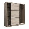 ΝΤΟΥΛΑΠΑ NAVARA 215 GREY OAK 213x60x215,5εκ 11008276