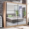 ΝΤΟΥΛΑΠΑ NAVARA ME ΚΑΘΡΕΦΤΗ 215 2 OG ARTISAN OAK 213x60x215,5εκ 11008349