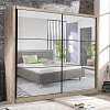 ΝΤΟΥΛΑΠΑ NAVARA ΜΕ ΚΑΘΡΕΦΤΗ 215 2 OG GREY OAK 213x60x215,5εκ 11008348