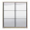 ΝΤΟΥΛΑΠΑ NAVARA ΜΕ ΚΑΘΡΕΦΤΗ 215 2 OG GREY OAK 213x60x215,5εκ 11008348