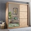 ΝΤΟΥΛΑΠΑ NAVARA ΜΕ ΚΑΘΡΕΦΤΗ 215 OG ARTISAN OAK 213x60x215,5εκ 11008279