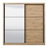 ΝΤΟΥΛΑΠΑ NAVARA ΜΕ ΚΑΘΡΕΦΤΗ 215 OG ARTISAN OAK 213x60x215,5εκ 11008279