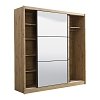 ΝΤΟΥΛΑΠΑ NAVARA ΜΕ ΚΑΘΡΕΦΤΗ 215 OG ARTISAN OAK 213x60x215,5εκ 11008279