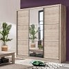ΝΤΟΥΛΑΠΑ NAVARA ΜΕ ΚΑΘΡΕΦΤΗ 245 OG GREY OAK 242x60x215,5εκ 11008280
