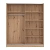ΝΤΟΥΛΑΠΑ SARDINIA 180 OG ARTISAN OAK / ΜΑΥΡΟ 179x62.5x210εκ 11011118