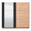 ΝΤΟΥΛΑΠΑ SARDINIA 220 OG ARTISAN OAK / ΜΑΥΡΟ 217x62.5x210εκ 11008292