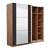ΝΤΟΥΛΑΠΑ SARDINIA 220 OG ARTISAN OAK / ΜΑΥΡΟ 217x62.5x210εκ 11008292