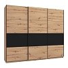 ΝΤΟΥΛΑΠΑ SARDINIA 270 ARTISAN OAK / ΜΑΥΡΟ 262.5x65.5x224εκ 11011184