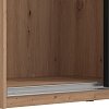 ΝΤΟΥΛΑΠΑ SARDINIA 270 ARTISAN OAK / ΜΑΥΡΟ 262.5x65.5x224εκ 11011184