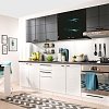 ΝΤΟΥΛΑΠΙ ΚΟΥΖΙΝΑΣ CLAUDIA 60A ΓΚΡΙ CONCRETE-BLACK MATT FOIL 60x30x57εκ 11008685