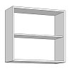 ΝΤΟΥΛΑΠΙ ΚΟΥΖΙΝΑΣ CLAUDIA 60A ΓΚΡΙ CONCRETE-BLACK MATT FOIL 60x30x57εκ 11008685