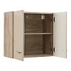 ΝΤΟΥΛΑΠΙ ΚΟΥΖΙΝΑΣ DIANA G60A GREY OAK-SAND ΓΥΑΛΙΣΤΕΡΟ FOIL 60x30x57εκ 11008682