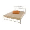 ΚΡΕΒΑΤΙ ΣΙΔΕΡΕΝΙΟ Fylliana Blanc ΜΠΕΖ 150x200εκ 827-18-007