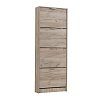 ΠΑΠΟΥΤΣΟΘΗΚΗ Base 14 GREY OAK 58x18x155,5εκ 11008511