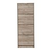 ΠΑΠΟΥΤΣΟΘΗΚΗ Base 14 GREY OAK 58x18x155,5εκ 11008511
