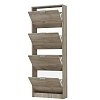 ΠΑΠΟΥΤΣΟΘΗΚΗ Base 14 GREY OAK 58x18x155,5εκ 11008511