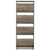 ΠΑΠΟΥΤΣΟΘΗΚΗ Base 14 GREY OAK 58x18x155,5εκ 11008511