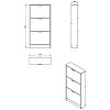 ΠΑΠΟΥΤΣΟΘΗΚΗ Base 14 SONOMA 58x18x156εκ 11008510