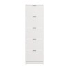ΠΑΠΟΥΤΣΟΘΗΚΗ Base 15 ΛΕΥΚΟ ΧΡΩΜΑ 58x18x191,5εκ 11011422