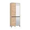 ΠΑΠΟΥΤΣΟΘΗΚΗ FLANNAN 2K4V 2OG ARTISAN OAK/ΜΑΥΡΟ MATT ΧΡΩΜΑ 80x40x205εκ 11014079