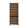 ΠΑΠΟΥΤΣΟΘΗΚΗ FLANNAN 2K4V 2OG ARTISAN OAK/ΜΑΥΡΟ MATT ΧΡΩΜΑ 80x40x205εκ 11014079