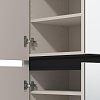 ΠΑΠΟΥΤΣΟΘΗΚΗ FLANNAN 2K4V 2OG CASHMERE/ΜΑΥΡΟ MATT ΧΡΩΜΑ 80x40x205εκ 11014081