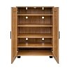 ΠΑΠΟΥΤΣΟΘΗΚΗ Fylliana "Cubo" ΜΕ 4 ΡΑΦΙΑ ΧΡΩΜΑ ARTISAN OAK 60x33x84εκ 271-226-083