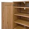 ΠΑΠΟΥΤΣΟΘΗΚΗ Fylliana "Cubo" ΜΕ 4 ΡΑΦΙΑ ΧΡΩΜΑ ARTISAN OAK 60x33x84εκ 271-226-083