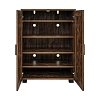 ΠΑΠΟΥΤΣΟΘΗΚΗ Fylliana "Cubo" ΜΕ 4 ΡΑΦΙΑ ΧΡΩΜΑ BROWN OAK 60x33x84εκ 271-226-084