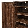 ΠΑΠΟΥΤΣΟΘΗΚΗ Fylliana "Cubo" ΜΕ 4 ΡΑΦΙΑ ΧΡΩΜΑ BROWN OAK 60x33x84εκ 271-226-084
