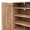 ΠΑΠΟΥΤΣΟΘΗΚΗ Fylliana "Cubo" ΜΕ 4 ΡΑΦΙΑ ΧΡΩΜΑ GREY OAK 60x33x84εκ 271-226-082