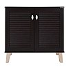 ΠΑΠΟΥΤΣΟΘΗΚΗ Fylliana FP-01 WENGE ΜΕ 4 ΡΑΦΙΑ 75x36,8x74,5εκ 932-92-002