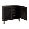 ΠΑΠΟΥΤΣΟΘΗΚΗ Fylliana FP-01 WENGE ΜΕ 4 ΡΑΦΙΑ 75x36,8x74,5εκ 932-92-002