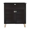 ΠΑΠΟΥΤΣΟΘΗΚΗ Fylliana FP-02 WENGE ΜΕ 4 ΡΑΦΙΑ ΚΑΙ 1 ΣΥΡΤΑΡΙ 77,8x36,8x89,3εκ 932-92-004