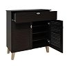 ΠΑΠΟΥΤΣΟΘΗΚΗ Fylliana FP-02 WENGE ΜΕ 4 ΡΑΦΙΑ ΚΑΙ 1 ΣΥΡΤΑΡΙ 77,8x36,8x89,3εκ 932-92-004