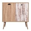 ΠΑΠΟΥΤΣΟΘΗΚΗ Fylliana "Lounge" SONOMA OAK 75x37x75εκ 271-123-061