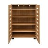 ΠΑΠΟΥΤΣΟΘΗΚΗ Fylliana "Vento" ΜΕ 4 ΡΑΦΙΑ ΧΡΩΜΑ Artisan OAK 60x33x87εκ 271-226-080