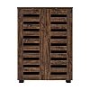 ΠΑΠΟΥΤΣΟΘΗΚΗ Fylliana "Vento" ΜΕ 4 ΡΑΦΙΑ ΧΡΩΜΑ BROWN OAK 60x33x87εκ 271-226-081