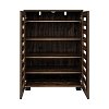 ΠΑΠΟΥΤΣΟΘΗΚΗ Fylliana "Vento" ΜΕ 4 ΡΑΦΙΑ ΧΡΩΜΑ BROWN OAK 60x33x87εκ 271-226-081