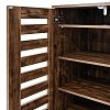 ΠΑΠΟΥΤΣΟΘΗΚΗ Fylliana "Vento" ΜΕ 4 ΡΑΦΙΑ ΧΡΩΜΑ BROWN OAK 60x33x87εκ 271-226-081